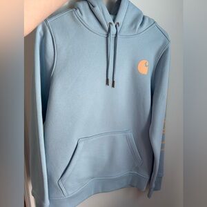 BRAND NEW baby blue carhartt hoodie